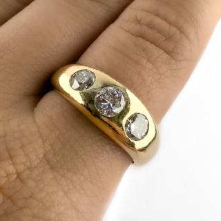 Edwardian-1.25ct-3-Diamond-Gypsy-Ring-Body-View1