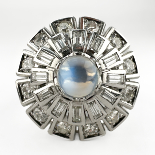 1960's-Diamond-Moonstone-Cocktail-Ring-Front-View2