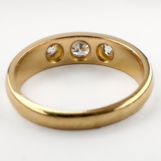 Antique-3-Stone-Diamond-Gypsy-Ring-Back-View1