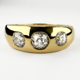 Victorian-3-Stone-Gypsy-Ring-1.50ct-Front-View1