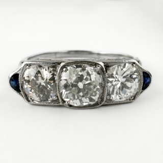 Art-Deco-2.5ct-Diamond-Trilogy-Ring-Front-View1