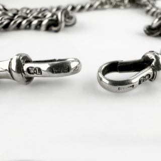 Silver-Albert-Chain-With-T-Bar-20'-Clasp-View1