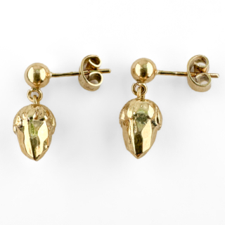 Antique-Gold-Acorn-Earrings-Side-View1