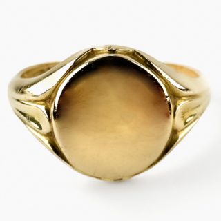 Antique-1909-Gold-Signet-Ring-Front-View1