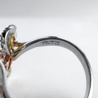 Yellow-Pink-White-Diamond-Flower-Ring-Mark-View2