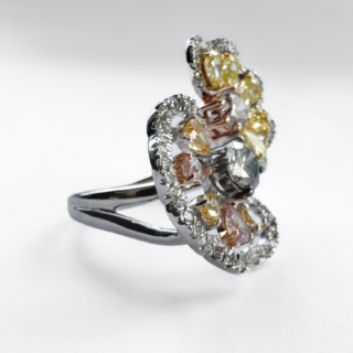 Yellow-Pink-White-Diamond-Flower-Ring-Side-View2