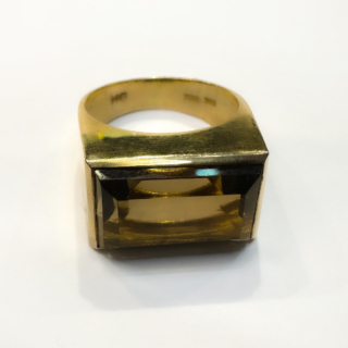 12-05-25-Vintage-Rectangular-Smokey-Quartz-Chunky-Ring1