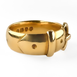 Victorian-1891-Gold-Buckle-Ring-Side-View2