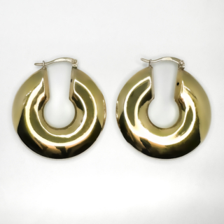 Chunky-Wide-Hoop-Earrings-3cm-Front-View2