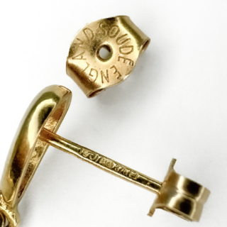 Fork-Trowel-Gold-Earrings-Hallmark-View1