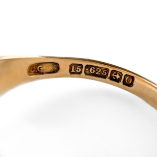 1913 Oxford Gold Signet Ring 15ct gold