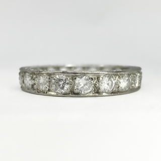 Pretty Platinum Diamond Full Eternity Ring.Please contact us if you would like to know more about this ring.