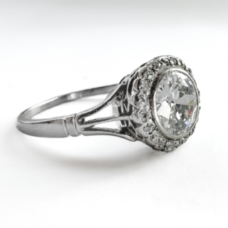 Edwardian-Diamond-Cluster-Ring-1.2ct-Side-View1