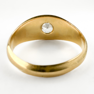 Victorian-Single-Stone-Diamond-Gypsy-Ring-Back-View1