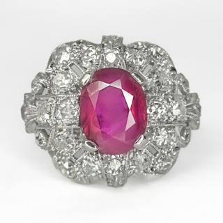 1.65ct-Burma-Ruby-Cluster-Ring-Front-View3