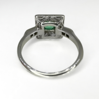 Antique-Emerald-Diamond-Square-Cluster-Ring-Back-View1