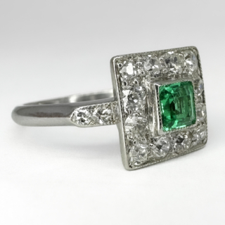 Antique-Emerald-Diamond-Square-Cluster-Ring-Side-View1