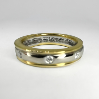 Diamond-Set-Wedding-Band-Ring-Back-View1