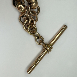 18-02-24-Light-Rose-Gold-Antique-Fancy-Albert-Neckchain-Hallmark-View1