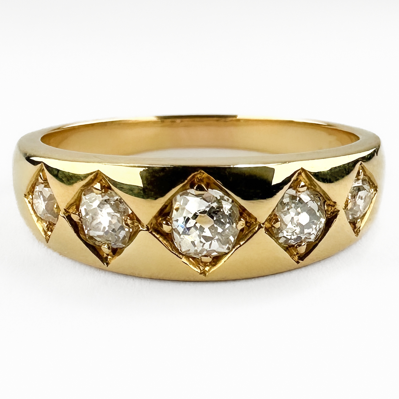 Victorian 5 Stone Diamond Ring