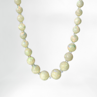 Antique-White-Opal-Bead-Necklace-Front-View1
