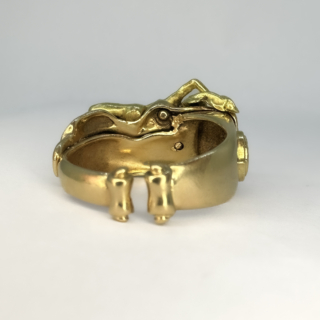 Figurative-Art-Nouveau-Lapis-Lazuli-Ring-Back-View1