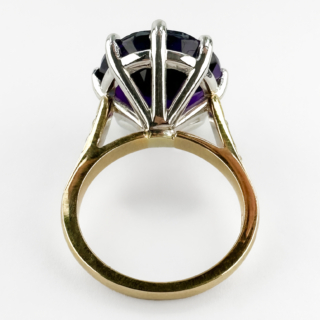 Large-Vintage-Amethyst-Diamond-Ring-Back-View1