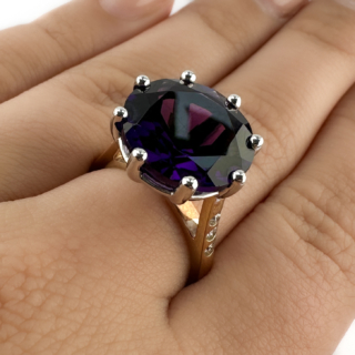 Large-Vintage-Amethyst-Diamond-Ring-Body-View1