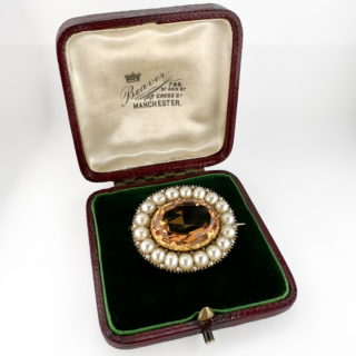 Victorian-Topaz-Pearl-Oval-Brooch-Box-View1