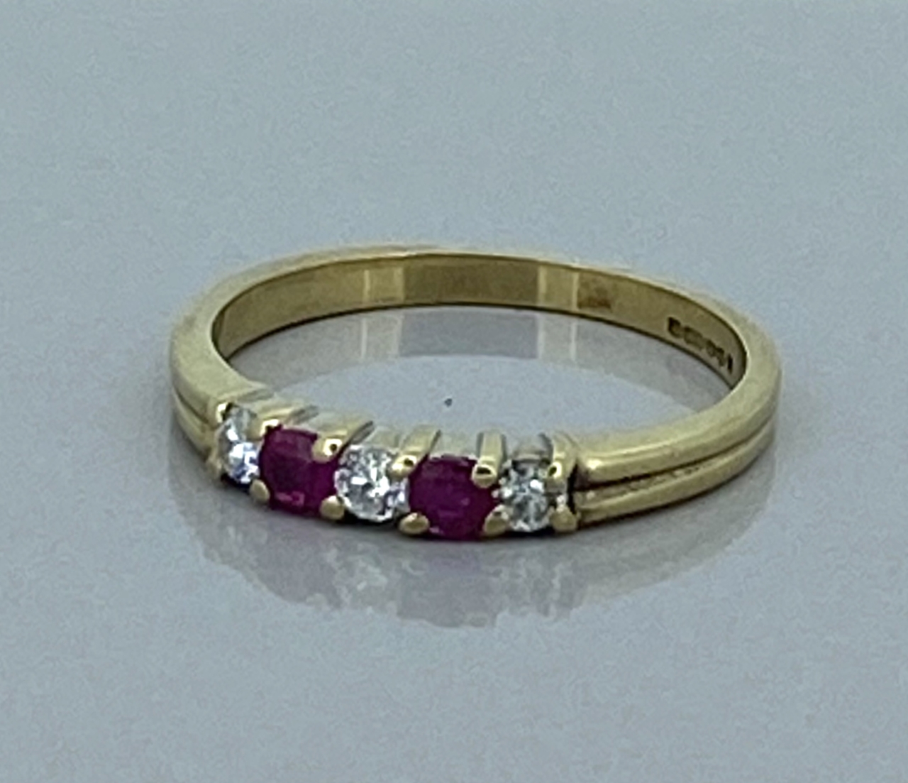 Ruby & Diamond Eternity Ring