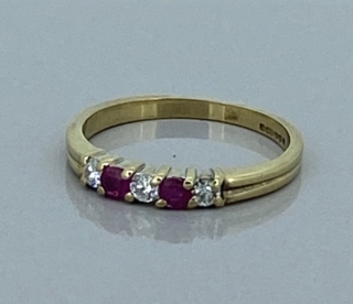 Ruby & Diamond Eternity Ring