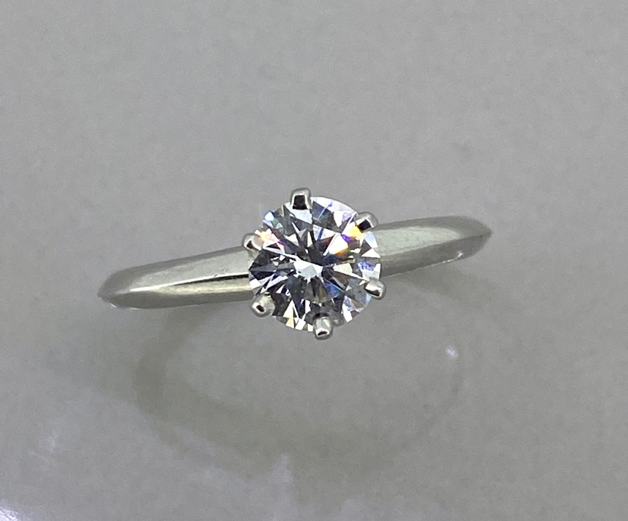 Tiffany & Co Solitaire Diamond Ring