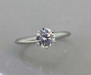 Tiffany & Co Solitaire Diamond Ring