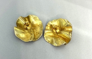 Gold Disc Earrings 9ct
