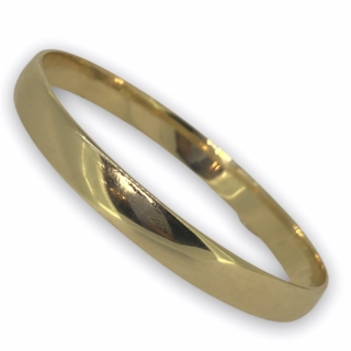 9ct solid yellow gold bangle