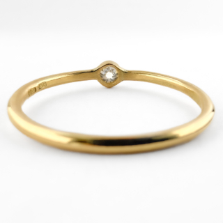 0.10ct Diamond Single Stone Ring 18ct gold