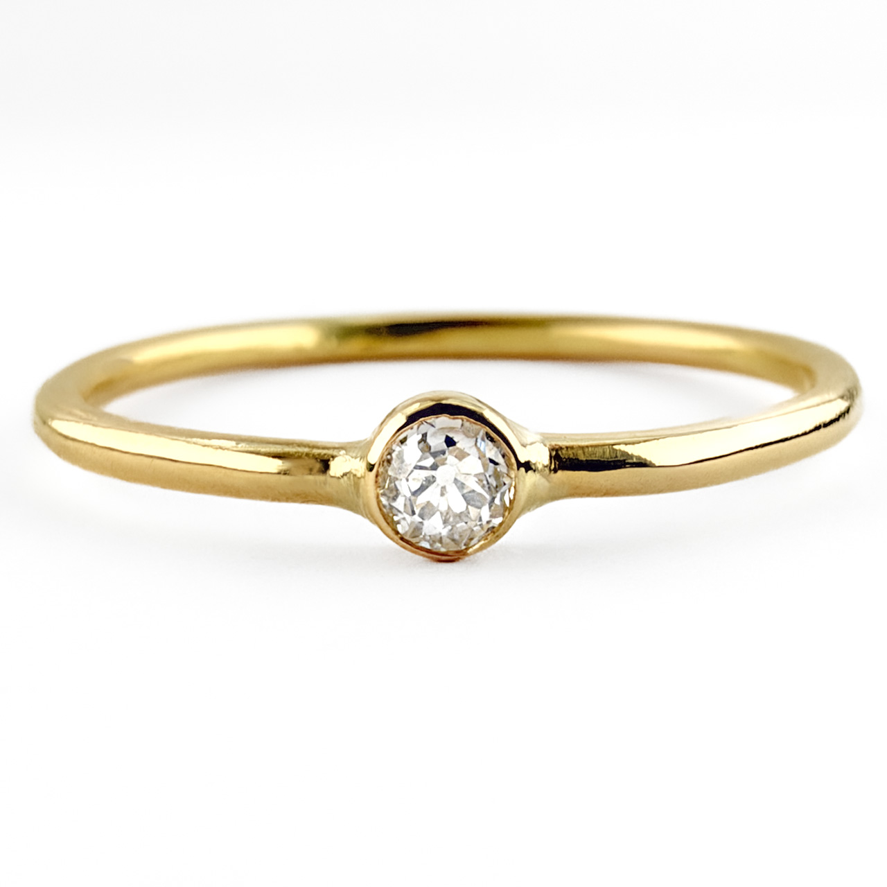 0.10ct Diamond Single Stone Ring 18ct gold