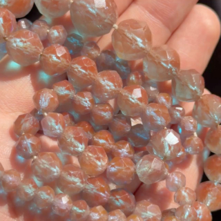 Antique Saphiret Graduated Bead Necklace