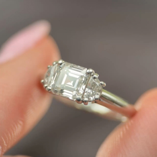 Millennium 1.34ct Three-Stone Diamond Ring by