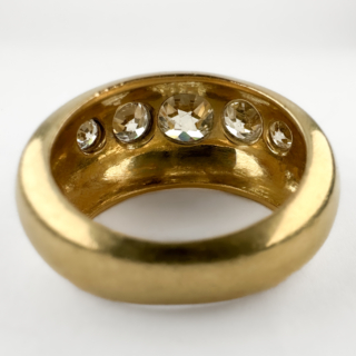 1950's-5-Stone-Diamond-Ring-2.15ct-Back-View1