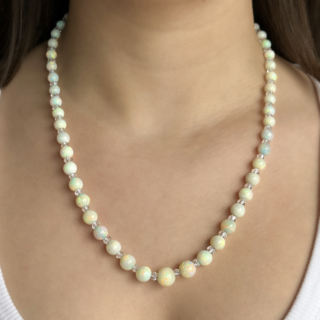 Antique-Graduated-Opal-Beaded-Necklace-Body-View1