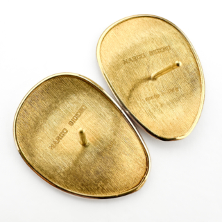 Hallmarks on Marco Bicego Lunaria Gold Stud Earrings