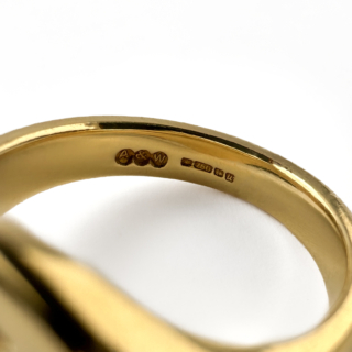 Sea-Serpent-Intaglio-Signet-Ring-Mark-View1