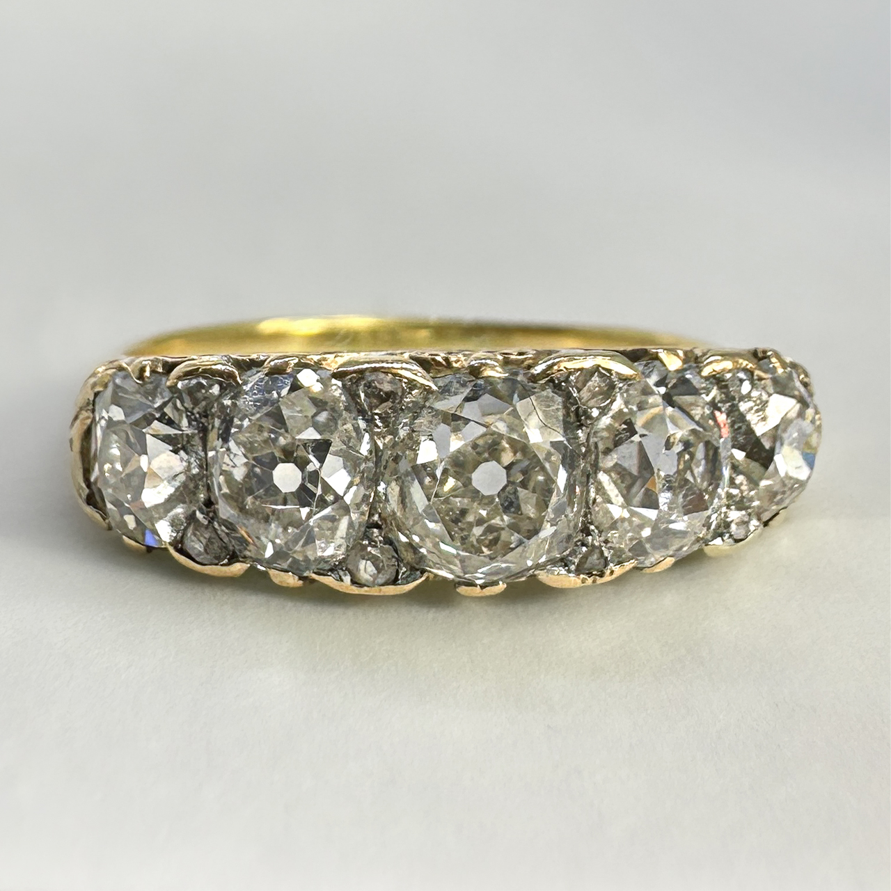 Antique Victorian Five Stone Diamond Ring | Saddingtons Antique
