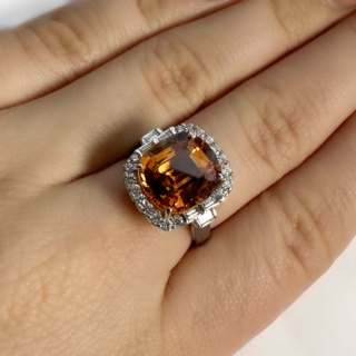 7ct-Orange-Yellow-Sapphire-Cluster-Ring-Body-View1