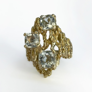 30-04-25-Vintage-Aquamarine-Textured-Gold-Statement-Modernist-Ring-Front2