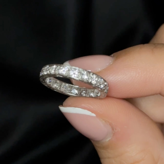 Platinum Diamond Full Eternity Ring